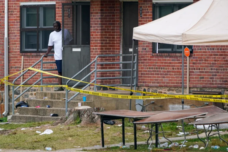 Baltimore mass shooting: ‘Cowardly act’ leaves 28 injured and 2 dead at block party